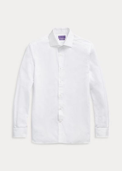 Camisa Ralph Lauren Hombre Blancos - Poplin - POVLC7065